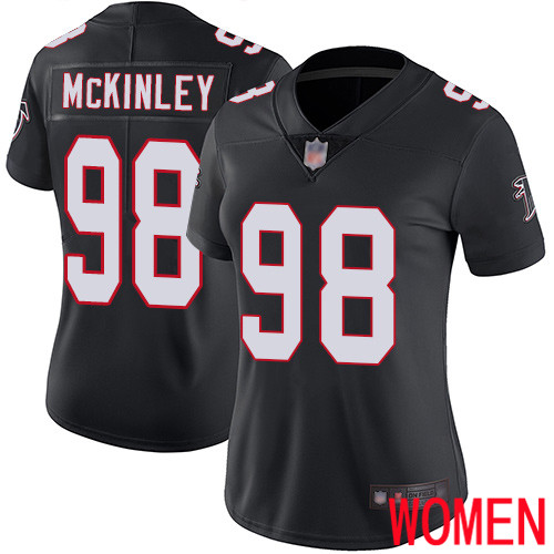 Atlanta Falcons Limited Black Women Takkarist McKinley Alternate Jersey NFL Football #98 Vapor Untouchable